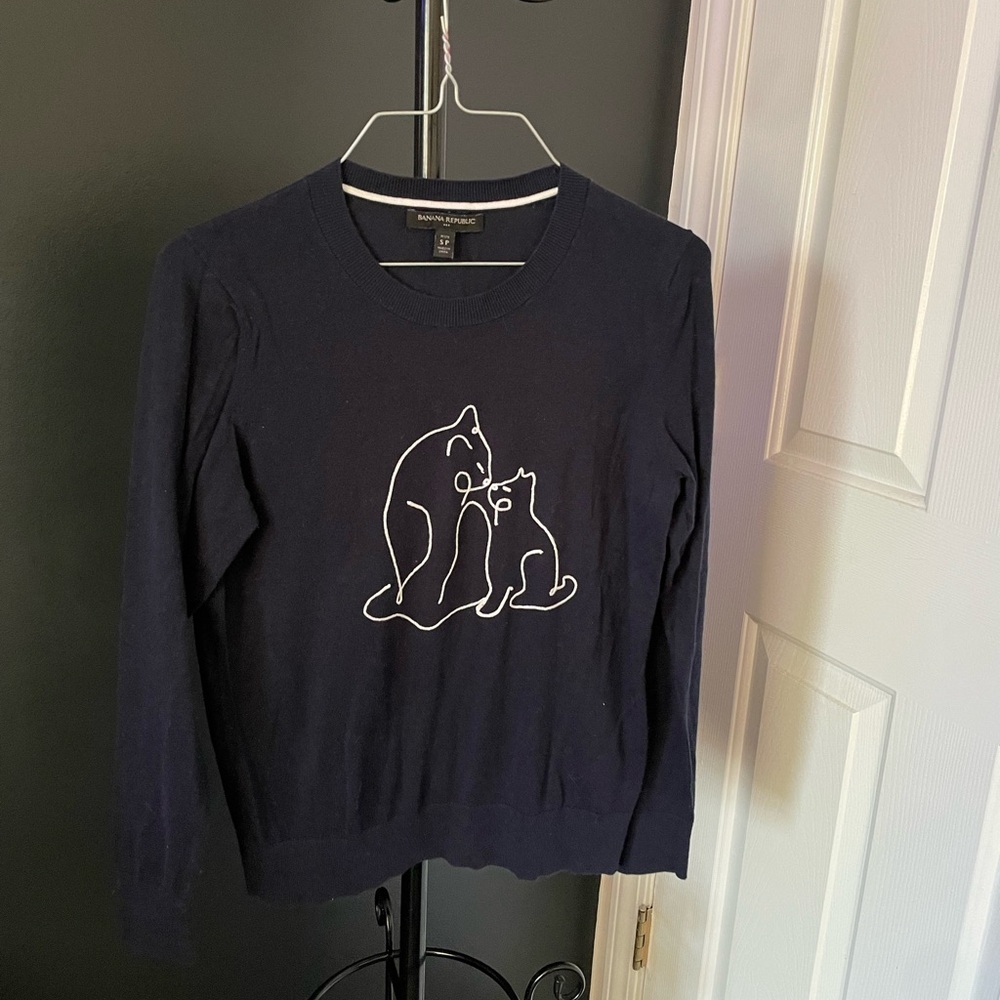 Banana Republic Cat Sweater